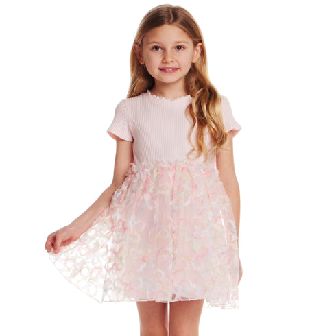 kids-2-6x-rib-knit-dress-with-3d-floral-tulle-skirt-light-pink Andy & Evan at Sophia's Style-4